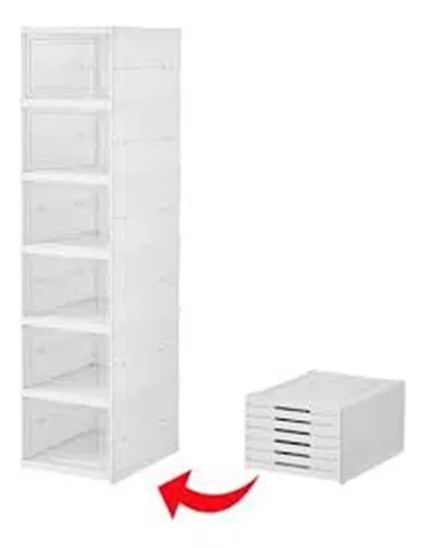 ORGANIZADOR DE ZAPATOS 6 PARES ACRILICO